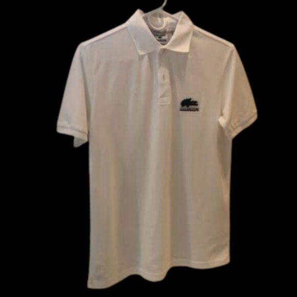SOLD Lacoste Short Sleeve Graphic Minecraft Logo and Croc On Left Chest (NEW) - Picture 1 of 6
